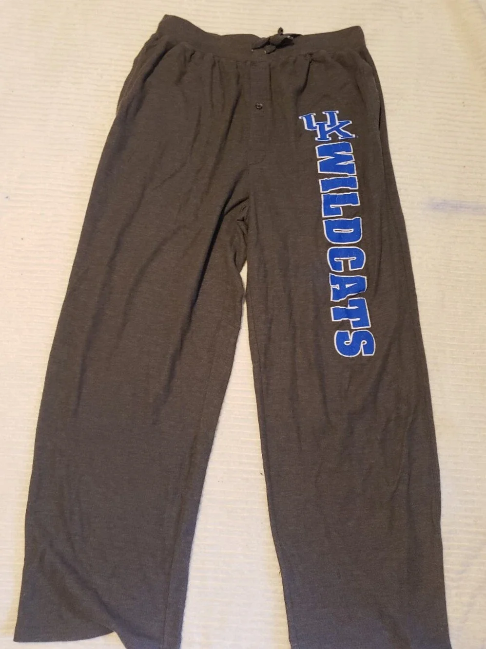 Concepts Sport Vintage UK Wildcats Unisex Blue Gray Wide Leg Lounge Pants L/XL